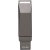 Zinklegering USB-stick Dorian gun metal