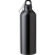 Gerecycled aluminium fles (750 ml) Makenna zwart