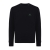 Iqoniq Etosha lichtgewicht gerecycled katoen sweater zwart