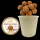 Bio Snoepbeker 350 gram Chocolade Truffels (incl. dekselsticker) Standaard