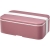 MIYO Renew enkellaagse lunchtrommel roze/wit