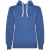 Urban hoodie voor dames koningsblauw/wit