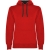 Urban hoodie voor dames rood/zwart