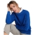 Batian unisex sweater met ronde hals navy blue