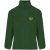 Artic fleece herenjack met volledige rits fles groen