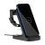 Triple-Up RCS Recycled ABS Wireless Charger Stand zwart