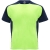 Bugatti unisex sportshirt met korte mouwen Fluor Green/Navy Blue