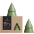 Originalhome kerstboomkaars set van 2 - M Heather groen