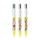 BIC® 4 Colours® balpen wit/geel