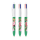 BIC® 4 Colours® balpen wit/groen