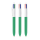 BIC® 4 Colours® balpen wit/groen