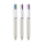 BIC® 4 Colours Shine balpen Wit/metalllic zilver