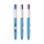 BIC® 4 Colours Shine balpen Wit/metallic blauw