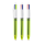 BIC® 4 Colours Fluo balpen Doorzichtig geel