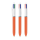 BIC® 4 Colours Fine balpen wit/oranje