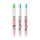 BIC® 4 Colours Fashion balpen + Lanyard Wit/pastel paars