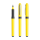 BIC® Grip Roller Geel - chroom - zwarte inkt