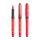 BIC® Grip Roller Rood - chroom - zwarte inkt