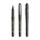 BIC® Grip Roller Zwart / chroom / blauwe inkt