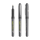 BIC® Grip Roller Donkergrijs - chroom - zwarte inkt