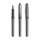 BIC® Grip Roller Donkergrijs - chroom - zwarte inkt