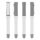 BIC® XS Finestyle Wit - grijs - blauwe inkt