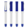 BIC® XS Finestyle Wit - donkerblauw - blauwe inkt