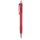 Striped Grip pen rood