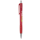 Striped Grip pen rood