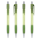 Striped Grip pen limegroen