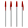 BIC® Style balpen Wit / Rood / Blauwe Inkt