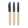 BIC® 4 Colours Glacé with Lanyard Zwart - gouden glacé