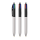 BIC® 4 Colours Glacé with Lanyard Zwart - zilveren glacé