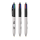 BIC® 4 Colours Glacé with Lanyard Zwart - zilveren glacé