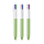 BIC® 4 Colours Glacé with Lanyard Green Glacé - Wit