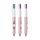 BIC® 4 Colours Glacé with Lanyard Pink Glacé - Wit