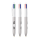 BIC® 4 Colours Glacé with Lanyard Silver Glacé - Wit