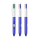 BIC® 4 Colours Glacé with Lanyard Blue Glacé - Wit