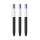 BIC® 4 Colours Soft with Lanyard Wit - Zwart zacht