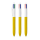 BIC® 4 Colours Wood Style with Lanyard Wit - geel hout