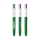 BIC® 4 Colours Wood Style with Lanyard Wit - groen hout
