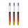 BIC® 4 Colours® Flags Collection Wit - Zwart - Rood - Geel