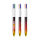 BIC® 4 Colours® Flags Collection + lanyard Wit - Zwart - Rood - Geel