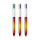 BIC® 4 Colours® Flags Collection + lanyard Rood - geel - rood