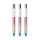 BIC® 4 Colours® Gradient + Lanyard Roze/Geel/Turkoois