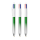BIC® 4 Colours® Bicolor groen/zilver