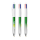 BIC® 4 Colours® Bicolor groen/zilver