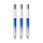 BIC® 4 Colours® Bicolor blauw/zilver