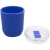 Hudson 180 ml dubbelwandige beker van gerecycled plastic blauw