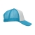 Truckers baseball cap wit/turquoise